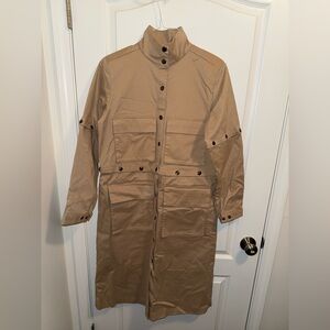 The Drop Women's Tan Convertible Utility Coat Size Small NWT